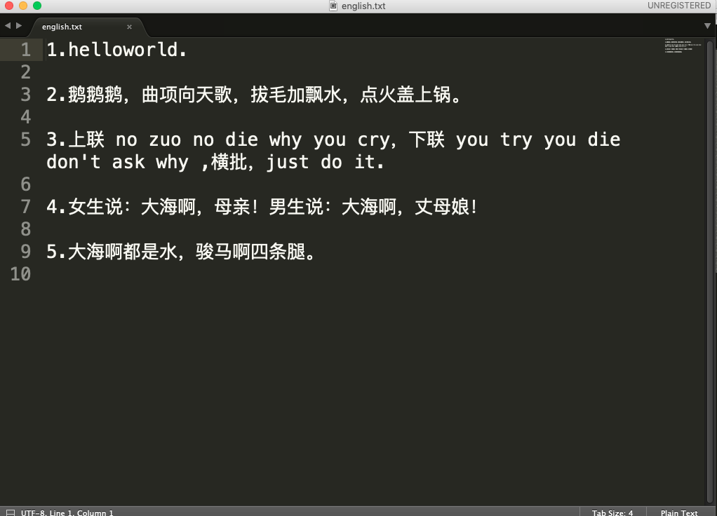 english.txt文件内容